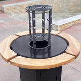 Turnulet pentru afumat |afumatoare mobila pentru firepit| coacere lenta| 4 nivele| - BUZ.RO
