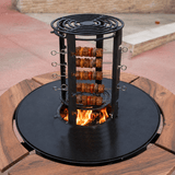 Turnulet pentru afumat |afumatoare mobila pentru firepit| coacere lenta| 4 nivele| - BUZ.RO