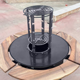 Turnulet pentru afumat |afumatoare mobila pentru firepit| coacere lenta| 4 nivele| - BUZ.RO