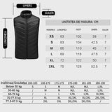 Vesta cu incalzire, termica, 3 nivele temperatura, USB incorporat, XXL, Unisex - BUZ.RO