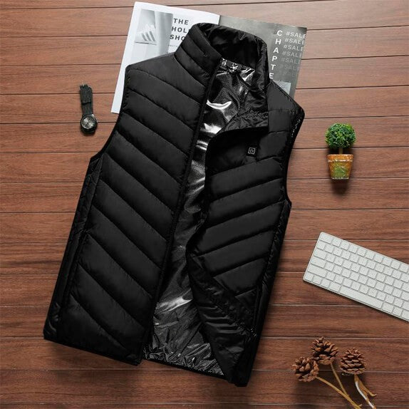 Vesta unisex cu incalzire, 3 nivele temperatura, USB incorporat XXXL