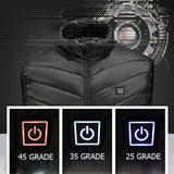 Vesta unisex cu incalzire, 3 nivele temperatura, USB incorporat XL - BUZ.RO