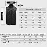 Vesta cu incalzire, 3 nivele temperatura, USB incorporat, XXXL, Unisex