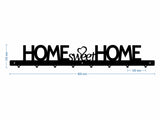 Cuier hol/baie/sufragerie , de Perete Metalic Negru Tip home sweet home– Modern
