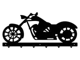 Cuier hol/baie/sufragerie , de Perete Metalic Negru Tip Motocicleta– Modern