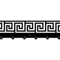 Cuier hol/baie/sufragerie , de Perete Metalic Negru Model Grecesc– Modern