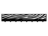 Cuier hol/baie/sufragerie , de Perete Metalic Negru Tip abstract– Modern