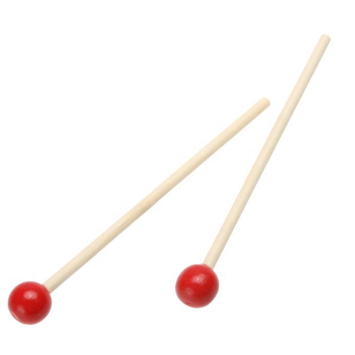 Xilofon copii, jucarie interactiva, jucarie educativa, 2 ciocanele, 8 note muzicale, din lemn, multicolora - BUZ.RO